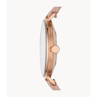 Fossil化石女士手表石英机芯皮革表带30米防水36mm表盘ES4572 Rose Gold os
