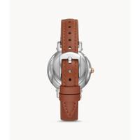 Fossil化石手表女石英机芯皮革表带50米防水34mm表盘ES4795 Smoke os