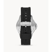 Fossil化石男士手表石英机芯硅胶表带50米防水45mm表盘BQ2508 Silver os