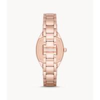 阿玛尼Emporio Armani女士手表石英机芯不锈钢表带28mm罗马数字表盘防水30m AR11038 Rose Gold os