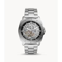 Fossil化石男士机械表自动机芯不锈钢表带50米防水45mm表盘BQ2425 Silver os