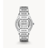 EMPORIO ARMANI 男士手表自动机芯不锈钢表带43mm精美镂空表盘