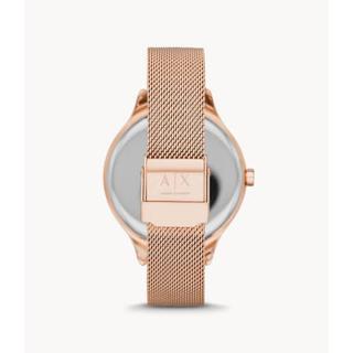 阿玛尼（ARMANI EXCHANGE）女士手表石英机芯不锈钢表带38mm防水50m AX5602 Rose Gold os