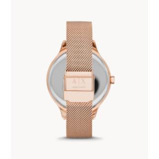 阿玛尼（ARMANI EXCHANGE）女士手表石英机芯不锈钢表带38mm防水50m AX5602 Rose Gold os