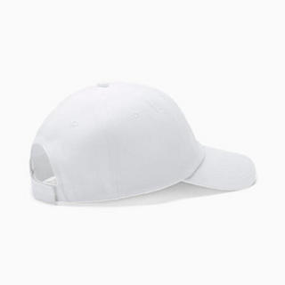PUMA彪马男女棒球帽纯色遮阳帽运动帽纯棉经典22543 Puma White Adult