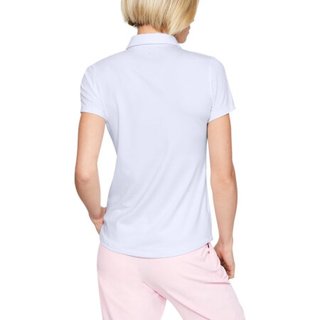 UNDER ARMOUR 安德玛 Zinger 女子POLO衫 1353124-100 白色 XXL