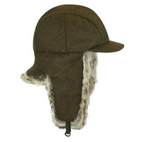 Kangol袋鼠男女帽子护耳护颈帽鸭舌帽带檐帽秋冬帽K4251HT Camel L(适合头围57-59)