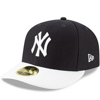 MLB男女棒球帽New York Yankees弯檐透气蓝白色运动帽遮阳帽3280594 single 7 3/8(适合头围58.7cm)