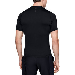 安德玛官方UA RUSH HeatGear男子运动健身服紧身衣Under Armour1353449 黑色001 3XL