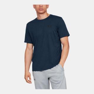 安德玛（Under Armour）男士夏季圆领套头舒适速干休闲T恤短袖宽松运动上衣1326799 Academy MD