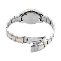 精工(Seiko)女士手表三针石英100米防水双色不锈钢手链腕表29.8mm Two Tone os