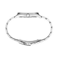 精工（Seiko）男士手表三针石英100米防水精钢手链精美腕表40.2mm Silver os