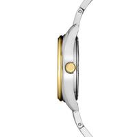 精工(Seiko)女士手表三针石英50米防水双色不锈钢手链腕表29.8mm Champagne os
