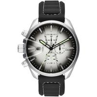 Diesel迪赛男士手表MS9计时码表黑色硅胶时尚潮流运动腕表47mm No Color os