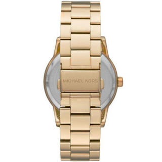 Michael Kors/MK 中性风格手表三针石英金色调不锈钢腕表42mm Gold os