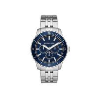 Michael Kors/MK 男士手表50M防水不锈钢手链时尚休闲腕表44mm Silver os