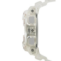 卡西欧（Casio）G-Shock女士手表石英机芯树脂表带模拟数字时尚45.9mm表盘防水200m Clear os