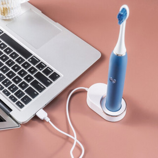 京东京造 声波电动牙刷X5 蓝 5种模式（自带刷头*1）USB无线充电 高密度杜邦刷毛
