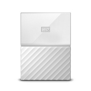 Western Digital 西部数据 My Passport系列 2.5英寸 移动机械硬盘 3TB USB 3.0 闪耀白