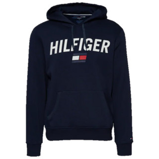 Tommy HILFIGER汤米连帽卫衣大logo基本套头打底春秋JXPullov Sport Grey Heather S