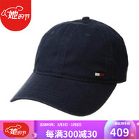 Tommy Hilfiger/汤米男女棒球帽纯棉可调节logo休闲春BNZV5X Navy Blazer OS