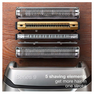 博朗（Braun） 9390cc 男士智能剃须刀 充电可水洗刮胡刀 带智能清洁桶 高效温和 无暇剃须