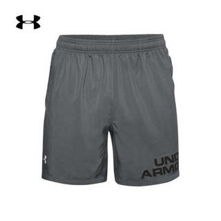 安德玛官方UA Stride Graphic男子7英寸运动短裤Under Armour1350169 灰色012 3XL