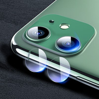 依斯卡苹果11钢化膜镜头膜 手机膜全屏透明玻璃iphone11手机摄像镜头圈保护贴膜 JM227