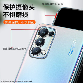 KOOLIFE OPPO Reno5 Pro手机壳保护套 reno5 pro手机套 亲肤透明软壳/全包外壳防摔壳