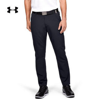 安德玛官方UA Tapered男子运动长裤Under Armour1342264 黑色001 32/30