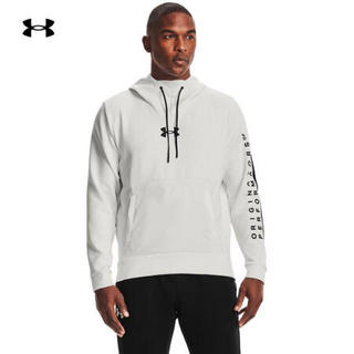 安德玛官方UA Sportstyle男子运动连帽卫衣Under Armour1360730 白色112 XL