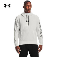 安德玛官方UA Sportstyle男子运动连帽卫衣Under Armour1360730 白色112 XL