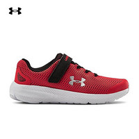 安德玛官方UA Pursuit小童跑步鞋Under Armour3022861 红色600 34