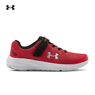 安德玛官方UA Pursuit小童跑步鞋Under Armour3022861 红色600 32