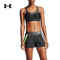 安德玛 官方UA Crossback女子运动内衣—高强度Under Armour1355109 黑色001 34B