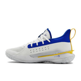 UNDER ARMOUR 安德玛 Curry 7 男子篮球鞋 3023300-106 白色 44