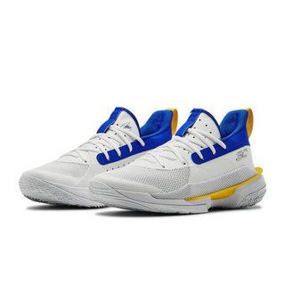 UNDER ARMOUR 安德玛 Curry 7 男子篮球鞋 3023300-106 白色 43