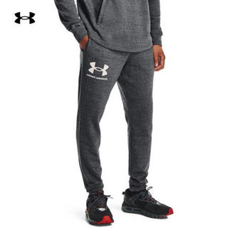 安德玛官方UA Rival Terry男子运动裤训练长裤Under Armour1361642 灰色012 XXL