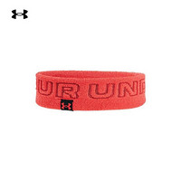 安德玛官方UA Wordmark Terry男女运动头带Under Armour1356705 红色690 均码