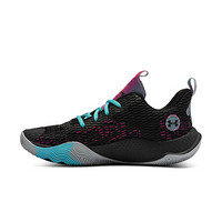 UNDER ARMOUR 安德玛 Spawn 3 Clrshft 中性篮球鞋 3024777-001 黑色 38