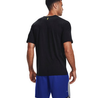 UNDER ARMOUR 安德玛 Curry 男子运动T恤 1362006-001 黑色 XXL