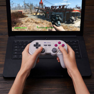 SN30PRO+无线蓝牙握把手柄PC电脑安卓手机游戏机体感 浅灰色G版