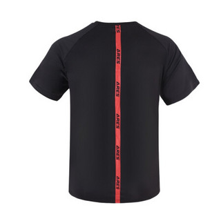 多威（Do-win）战神运动T恤男夏季新款圆领休闲速干透气短袖367714-1A 黑色 5XL