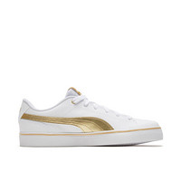 PUMA彪马官方 新款男女同款经典休闲鞋 COURT 362946 白-Puma Team Gold -15 43