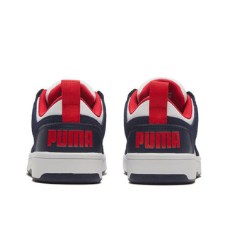 PUMA 彪马 官方 新款男女同款情侣经典休闲鞋 REBOUND 370539 白-粗呢蓝-鲜红色-05 40