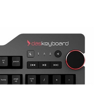 daskeyboard das keyboard 4 110键 有线机械键盘 黑色 国产青轴 无光