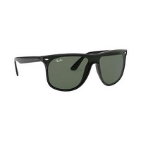 雷朋（RayBan）RB4447N 男女经典款太阳镜 黑色框架 单色镜片 BLACK/DARK GREEN One