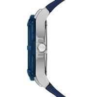 盖尔斯GUESS 男士手表石英机芯100米防水蓝色硅胶表带时尚腕表51.5mm超大表盘U1254G1 Blue ONE SIZE