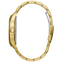盖尔斯GUESS 男士手表防水石英机芯罗马数字表盘金色不锈钢手链时尚腕表44mmU0791G2 Gold ONE SIZE