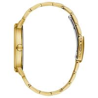 盖尔斯GUESS 男士手表极简主义钻石点缀金色不锈钢手链时尚腕表44mm表盘 Gold ONE SIZE